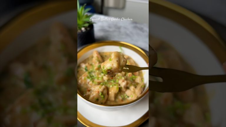 Easiest Butter Garlic Chicken Recipe