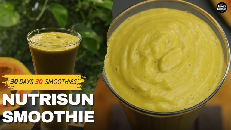Nutrisun Smoothie Papaya Mango recipe | 30 smoothie recipes (22/30)