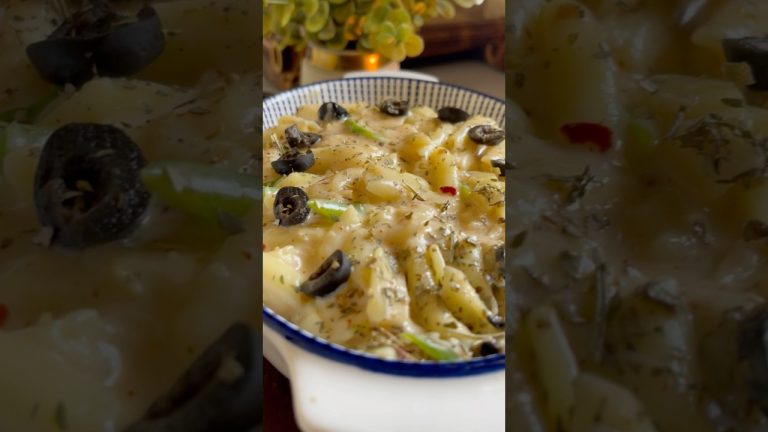 White Sauce Pasta for beginners 🍝🤍 #shorts #pasta