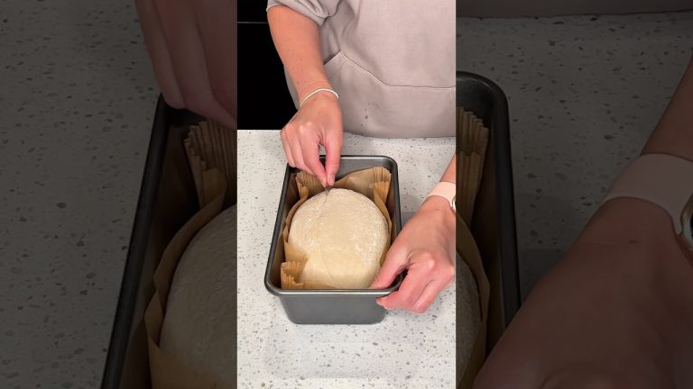 Sourdough sandwich bread bake! #sourdoughbread #shorts
