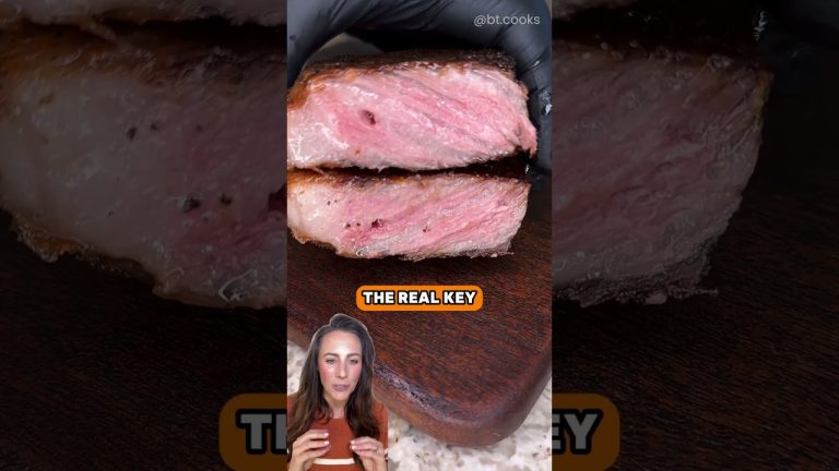 Searing adds flavor, not a juice forcefield. Let’s bust that steak myth once and for all 🔥