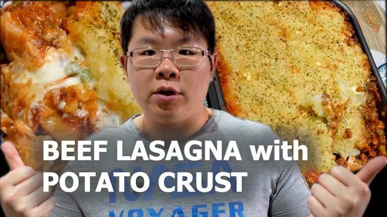 Beef Lasagna with Crispy Potato Crust – This Recipe Is INSANE!