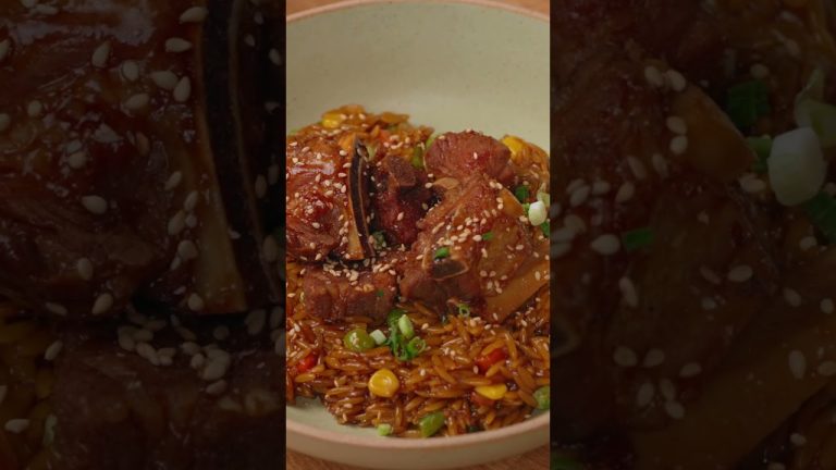 Easy Braised Pork Orzo – O'food Korean BBQ Sauce Recipe #ofood #koreansauce #koreanbbq #orzo