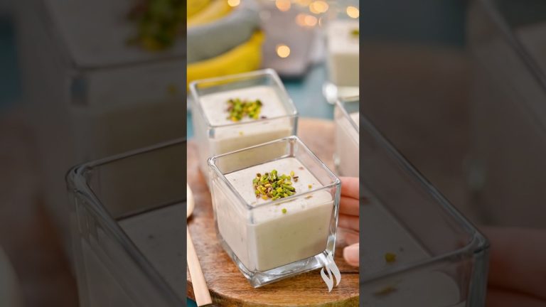 Delicious banana dessert recipe #dessert #dessertrecipe #bananadessert #shorts #viralvideo #trending