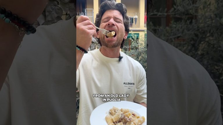 🇮🇹Pugliese Style Pasta #pasta #recipe #italianfood #italy #cooking #ricotta #pancetta