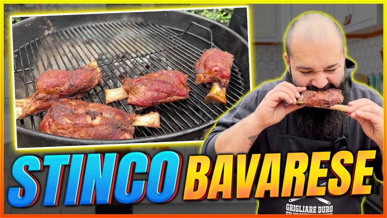 Ricetta Stinco di Maiale con Patate | Ricette Stinco Bavarese Barbecue | Grigliare Duro