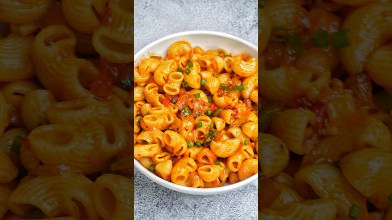 Schezwan Macaroni Recipe #shorts #schezwan #macaroni #pasta #recipe
