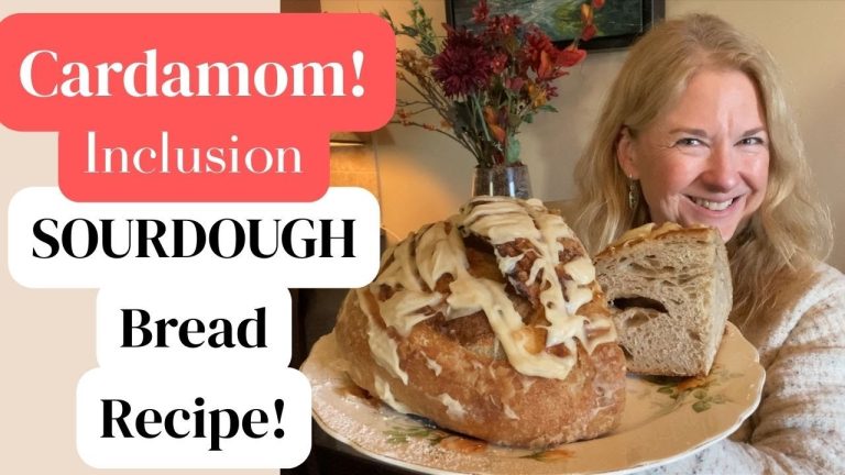 Easy, Delicious! Cardamom Sourdough Bread Inclusion Recipe!