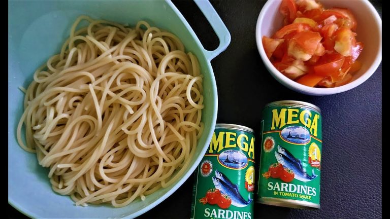 Sardines Pasta (Spaghetti Sardines) – Recipe # 380