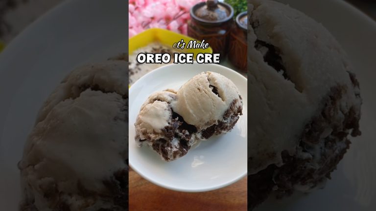 How to make Oreo Ice cream at Home 😍#oreoicecream #recipe #summerrecipe #cooking #foodiefromgwalior