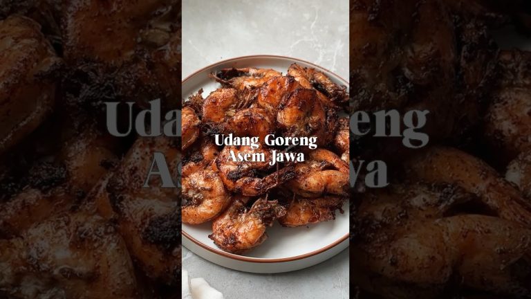 Udah pernah cobain belum Udang Goreng Asam Jawa satu ini☝🏻 #resepudang #asamjawa