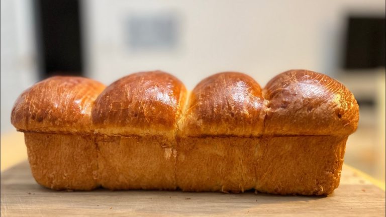 Soft, pillowy, and butterry bread loaf ,  easily  bake at home