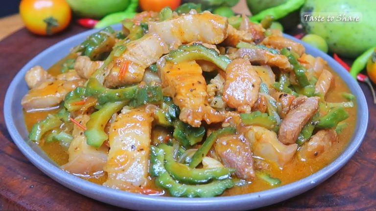 Yummy! Best way to Cook Pork & Ampalaya! you watch this💯✅  Tastiest ever, Easy pork recipe