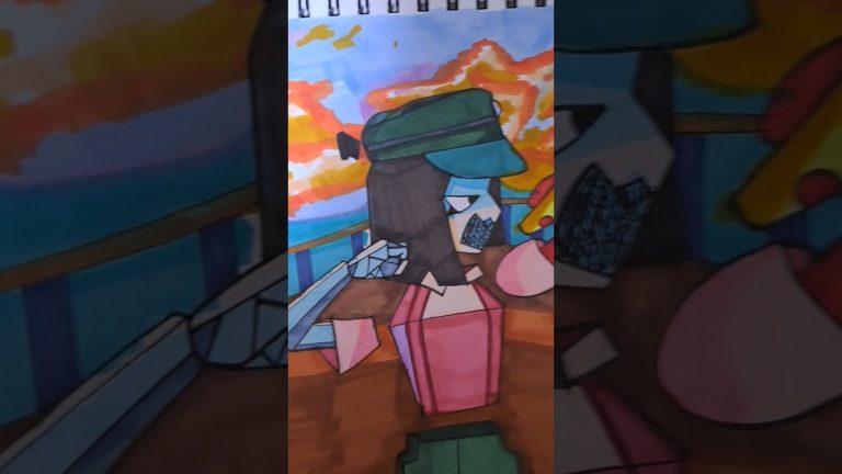 Drawing ENA Cutscene /ENA DREAM BBQ. IB CREDITS: Nirami