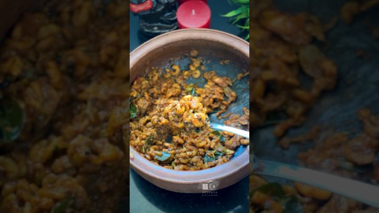 ചെമ്മീൻ റോസ്റ്റ് കേരള സ്റ്റൈൽ #youtubeshorts #seafood #shrimp #prawns #recipe #malayalam #english