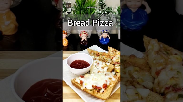 Your New Favorite Bread Pizza Recipe! #shorts  #pizza #bread #viral #recipe #cooking