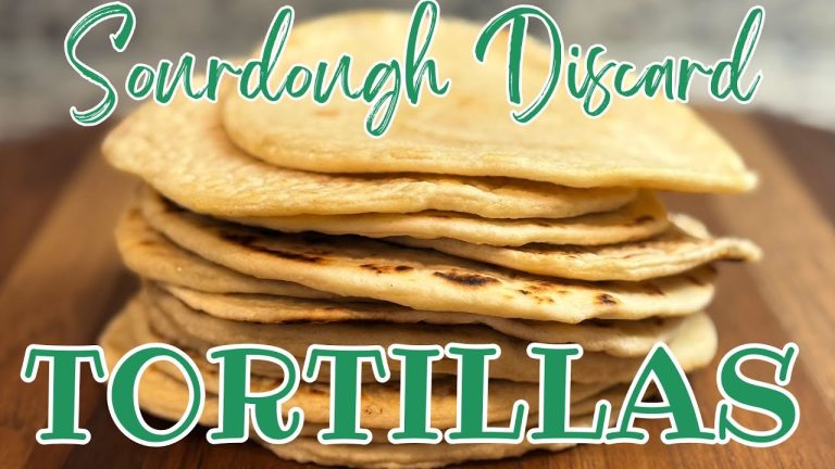 Easy Sourdough Discard Tortillas | No Yeast, No Waste, Soft & Delicious! Beginner Sourdough Recipe