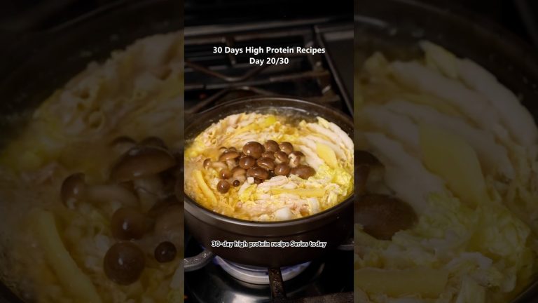 Day 20/30 of High Protein Recipes: MILLE FEUILLE NABE JAPANESE THOUSAND LAYER HOT POT