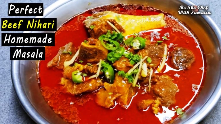 Best Beef Nihari With Homemade Nihari Masala Recipe | Perfect Delhi Beef Nali Nihari Recipe