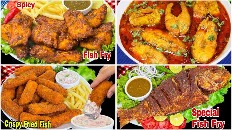 4 Delicious Fish Recipes You'll Love | Fish Fry Recipes | Masala Fish Curry Recipes | Fish Recipes
