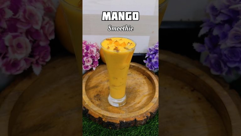 Mango Smoothie🥭🥭❤❤…#shorts #viral #mango #smoothie #shake #mangosmoothie #mangoshake #minutemenu