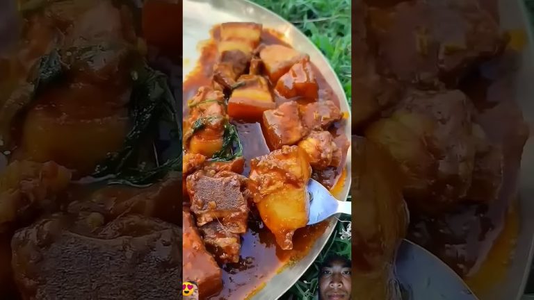 pork curry #porkchilly #cooking #streetfood #porkrecipes