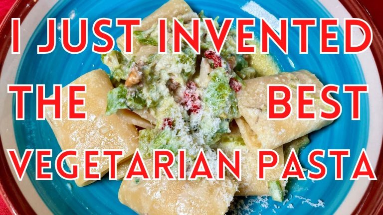 Best Vegetarian Pasta you never had! Because I just invented it!