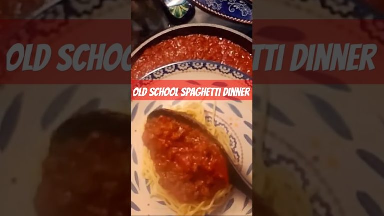 Meat Meets Sauce Spaghetti Dinner! #cooking #recipe #marinara #chef #meatsauce