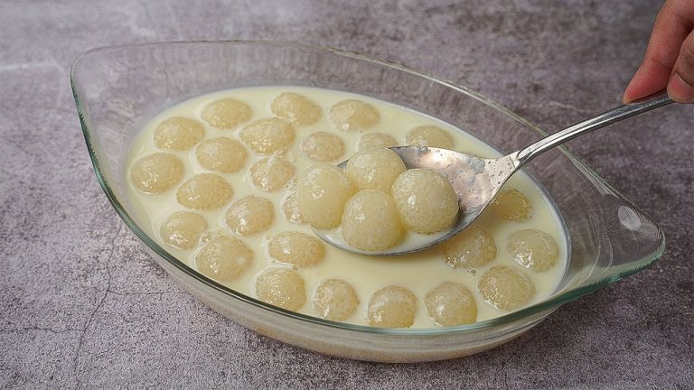 Viral Tapioca Sweet Recipe | Sago Rasmalai Recipe | Tapioca Rasmalai | Yummy