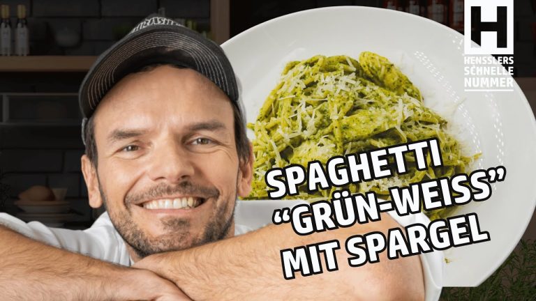 Schnelles Spaghetti “grün-weiß” mit Spargel Rezept von Steffen Henssler