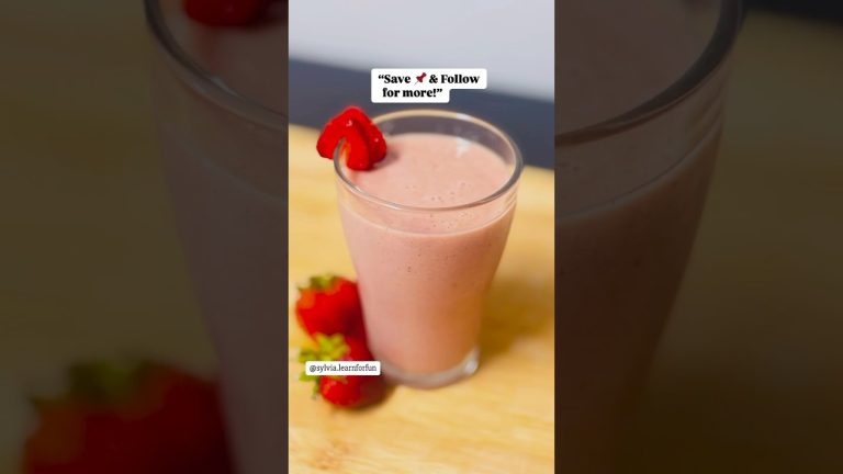 ✨Mango Strawberry Spinach Smoothie | Healthy Smoothie | By LearnForFun ✨#healthy #smoothie #recipe