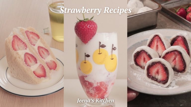 Easy Strawberry Dessert Recipes at Home with Costco’s Strawberries 🍓🥛🍞🍡