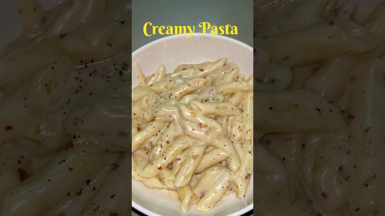 Creamy Pasta| White Sauce Pasta🍝.#pasta #youtubeshorts#viralvideo #kannada #food #cooking#viralsong