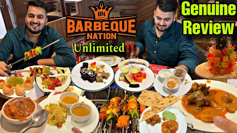 |Barbeque Nation Unlimited‼️Veg And Nonveg  Paisa Vasool|Genuine Detailed Review|#bbq #unlimitedfood