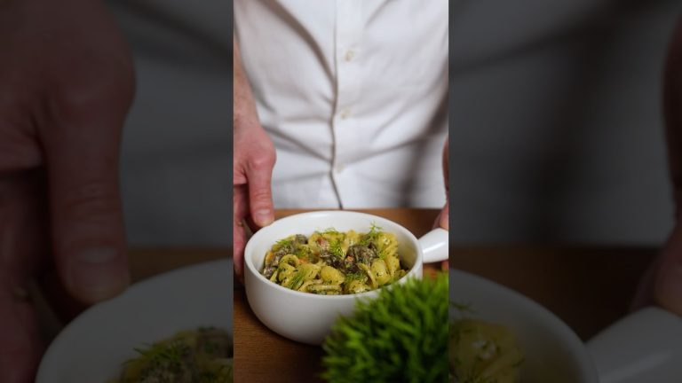 Паста с сердечками из индейки #cooking #food #recipe