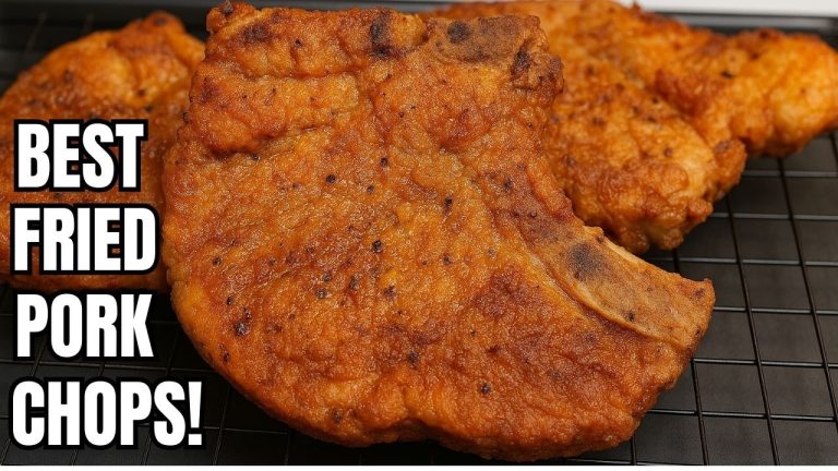 PERFECT Mustard Fried Pork Chops! Only 3 spices Needed!