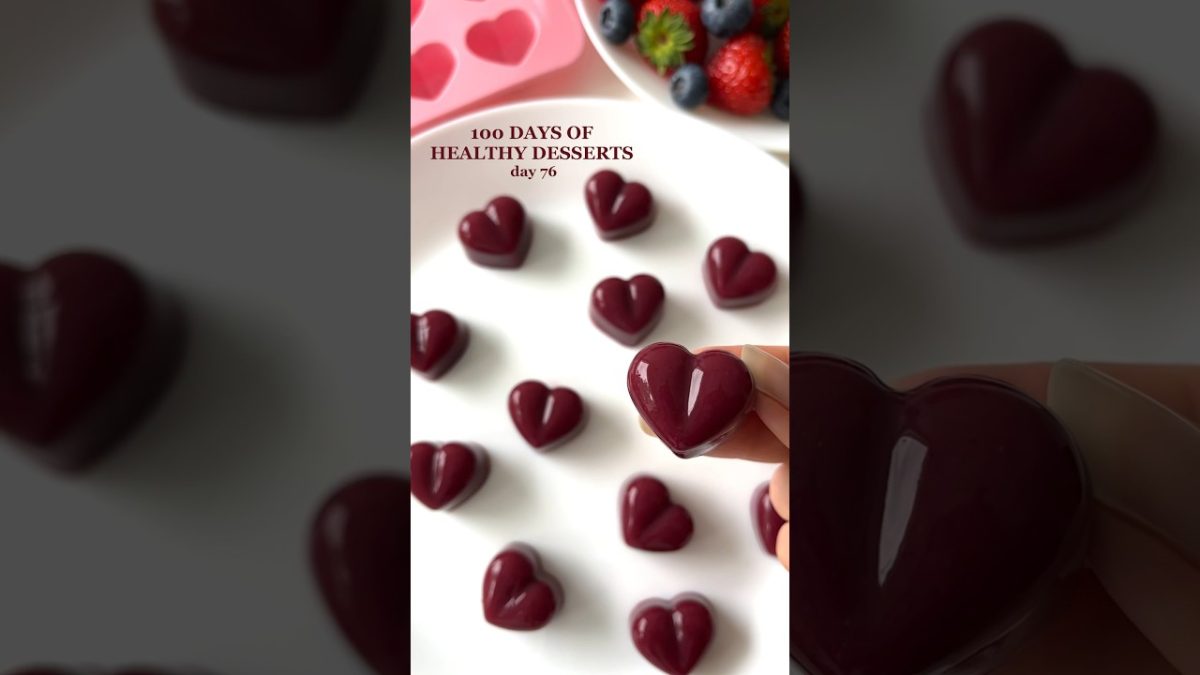 Healthy berry gummies – a fun dessert idea😋 #healthyrecipes #healthydessert