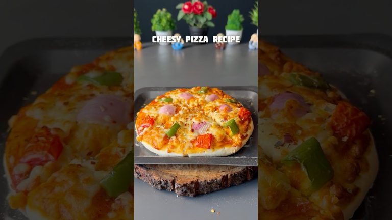 Cheese Pizza Recipe #shorts #pizza #cheese #pizzalover