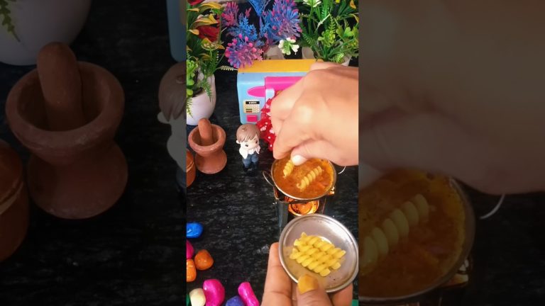 Miniature cooking Pasta #shortvideo #viralvideo #tinyfood