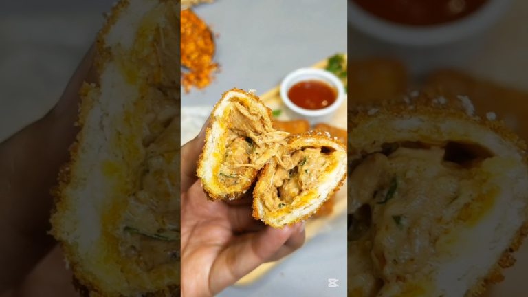 ✨CHICKEN BREAD ROLLS✨ #trending #viralshorts #reels #youtubeshorts #shorts