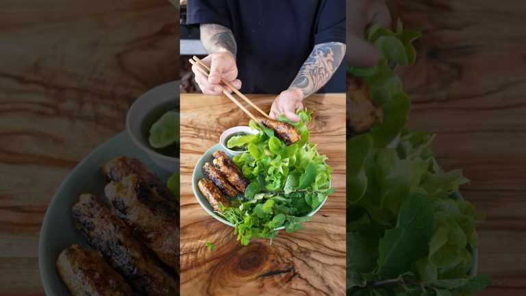 Nem Nướng (Grilled Pork Skewers)