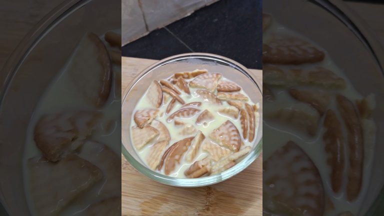Biscuit Custard Recipe | Dessert Recipe | #shortvideos