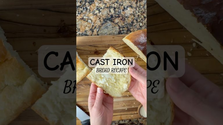 Cast Iron Bread  #castiron #recipe #thebakefeed #baking