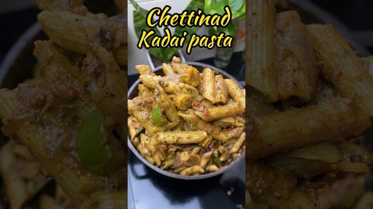 செட்டிநாடு கடாய் பாஸ்தா 😋🫴👌| Chettinad Kadai pasta recipe 😋👌#shorts #pasta #lunch #lunchbox