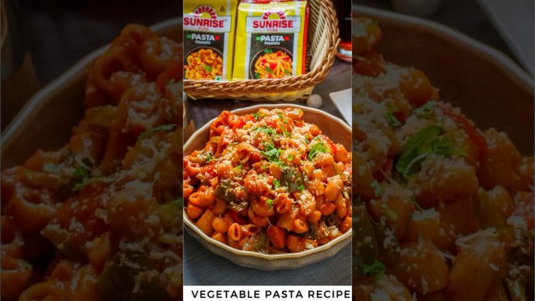 ভেজিটেবল পাস্তা বানিয়ে নিন সানরাইজ পাস্তা মশলা দিয়ে | Pasta recipe ​⁠@SunrisePure  #sunrisepure