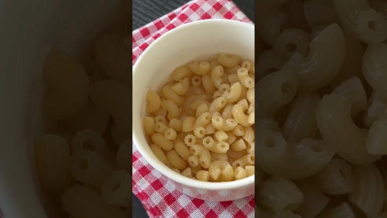 5 mins microwave macaroni 😋 pls tap subscribe ⬇️