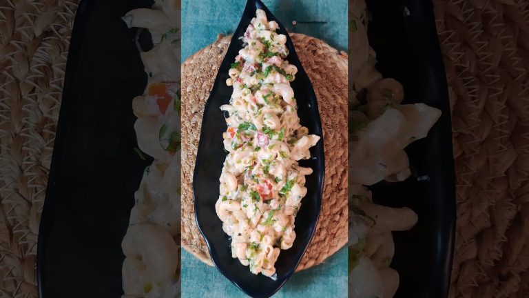 Healthy Dahi Macaroni Salad Recipe | Curd Pasta Salad Recipe #shorts #pasta #macaroni #viral