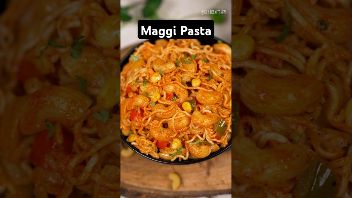 फटाफट बनने वाली मैगी पास्ता रेसिपी | Maggi Pasta #shorts #youtubeshorts #shortsfeed