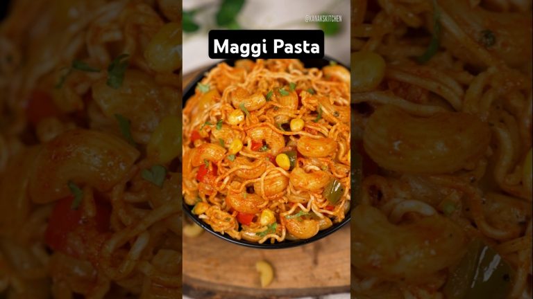 फटाफट बनने वाली मैगी पास्ता रेसिपी | Maggi Pasta #shorts #youtubeshorts #shortsfeed