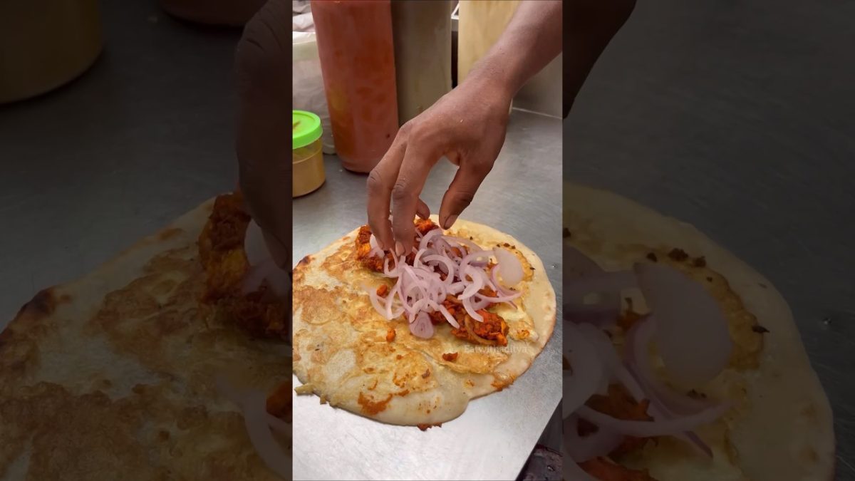 Egg Chicken Roll || for ₹80/-|| Famous chicken roll in Janakpuri || Indian street food